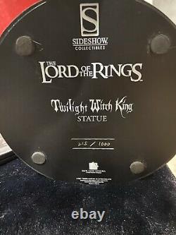 Sideshow LOTR Lord rings TWILIGHT WITCH KING Statue! #0215/ 1000! RARE! L@@K