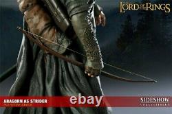 Sideshow Lord Of The Rings Aragorn As Strider Polystone Statue 3/1000 LOTR