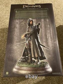 Sideshow Lord Of The Rings Aragorn As Strider Polystone Statue Exclusive Limited