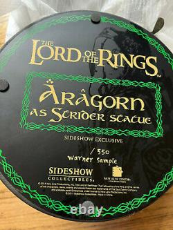 Sideshow Lord Of The Rings Aragorn As Strider Polystone Statue brand new
