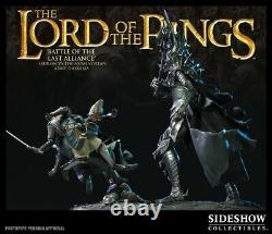 Sideshow Lotr Battle The Last Alliance Sauron Vs Numenorean Army Diorama Statue