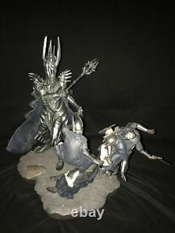 Sideshow Lotr Battle The Last Alliance Sauron Vs Numenorean Army Diorama Statue