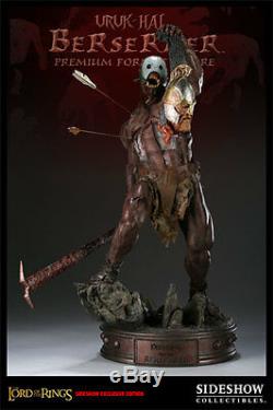 Sideshow URUK HAI BERSERKER EXCLUSIVE PF Statue Lord of the Rings LotR Hobbit