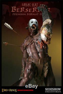 Sideshow URUK HAI BERSERKER EXCLUSIVE PF Statue Lord of the Rings LotR Hobbit