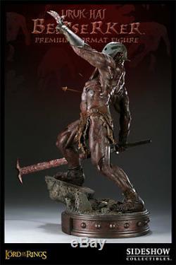 Sideshow URUK HAI BERSERKER EXCLUSIVE PF Statue Lord of the Rings LotR Hobbit