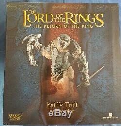 Sideshow WETA Lord of the Rings BATTLE TROLL OF MORDOR Statue NEW! MINT IN BOX