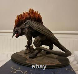 Sideshow Weta Artists Proof Balrog Statue Original Lord Of The Rings Damaged