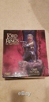 Sideshow Weta GIMLI SON OF GLOIN Statue Lord of the Rings LotR Hobbit Rare