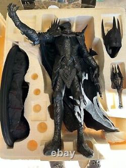 Sideshow Weta LOTR Dark Lord Sauron Statue Carefully Displayed -Opened (#9341)