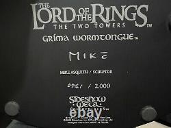 Sideshow Weta LOTR Lord Rings'Grima Wormtongue' 1/6 Statue! #0941/ 2000! L@@K