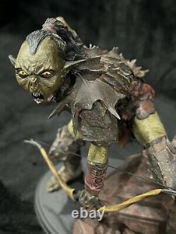 Sideshow Weta LOTR Lord Rings'MORIA ORC ARCHER' 1/6 scale statue! RARE! L@@K