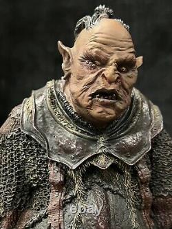 Sideshow Weta LOTR Lord Rings'ORC BRUTE' 1/6 Polystone statue! Rare! L@@K