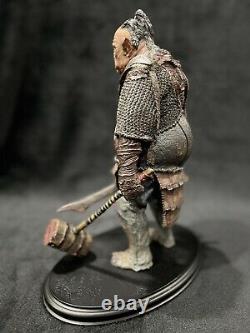 Sideshow Weta LOTR Lord Rings'ORC BRUTE' 1/6 Polystone statue! Rare! L@@K