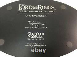 Sideshow Weta Lord Of The Rings Orc Oveseer Polystone Statue IN box