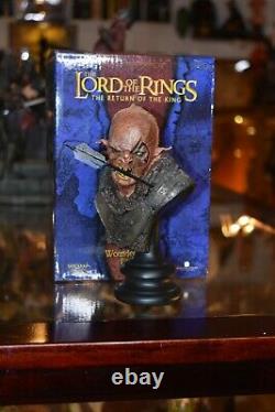 Sideshow Weta Lord Of The Rings The Hobbit Wounded Orc 1/4 Bust Statue Figure