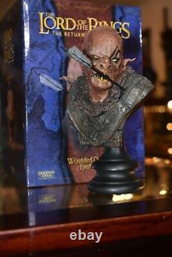 Sideshow Weta Lord Of The Rings The Hobbit Wounded Orc 1/4 Bust Statue Figure