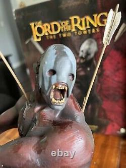 Sideshow Weta Lord of The Rings The Two Towers Uruk-Hai Berserker Statue Rohan