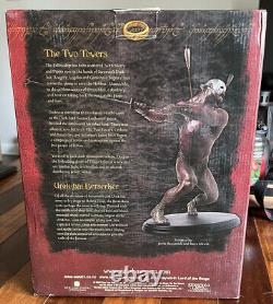 Sideshow Weta Lord of The Rings The Two Towers Uruk-Hai Berserker Statue Rohan