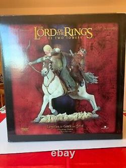 Sideshow Weta Lord of the Rings LOTR LEGOLAS GIMLI ON AROD Polystone Statue #237