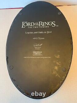 Sideshow Weta Lord of the Rings LOTR LEGOLAS GIMLI ON AROD Polystone Statue #237