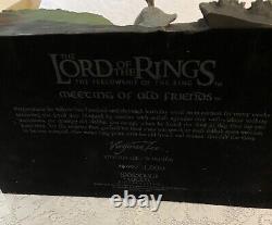 Sideshow Weta Meeting Of Old Friends Plaque (Lord Of The Rings)