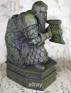 The Lonely Mountain Dwarf Bookends Statue The Lord of the Rings Chinese Version