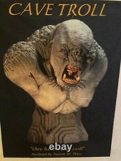 The Lord Of The Rings Cave Troll Sculpted By Steven W. West Statue Very Rare
