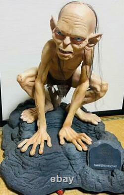 The Lord of The Ring Gollum Life Size 11 Statue Sideshow LOTR H20 Excellent