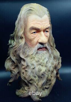 The Lord of The Rings Gandalf Grey Pilgrim 12inch Head Figure Statue Resin Toy