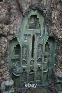 The Lord of The Rings Hobbit Lonely Mountain Door Statue Resin Model Figures