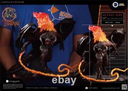 The Lord of the Rings Balrog Figure Statue 11 /w Articulation+Flaming Whip Gift