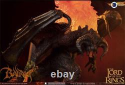 The Lord of the Rings Balrog Figure Statue 11 /w Articulation+Flaming Whip Gift