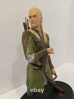 The Lord of the Rings Fellowship Legolas statue Sideshow Weta AS-IS M3