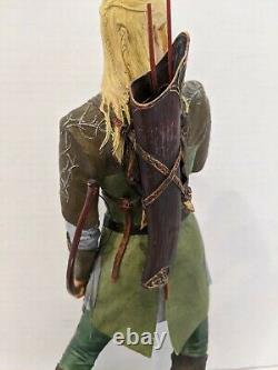 The Lord of the Rings Fellowship Legolas statue Sideshow Weta AS-IS M3