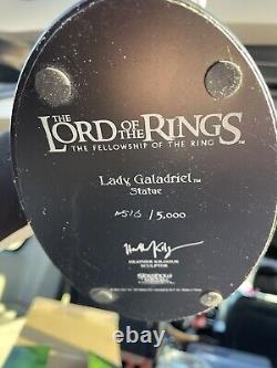 The Lord of the Rings Lady Galadriel PolyStone Statue Sideshow Weta Collection