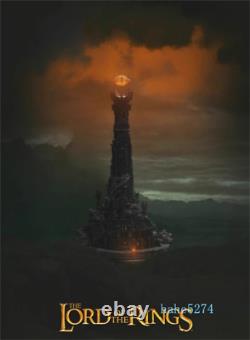 The Lord of the Rings WETA TOWER OF BARAD-DUR Environment Scene Statue Model