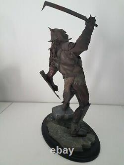 Uruk Hai Swordsman Weta Statue The Lord Of The Rings No Sideshow Hobbit