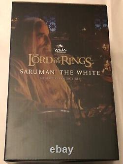 WETA Collectibles The Lord of the Rings Saruman The White Mini Statue NEW