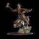 Weta Lord Of The Rings Dane The Dwarf King Rides A Pig Resin Statue Instock