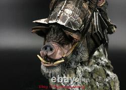 WETA Lord of The Rings Dane The Dwarf King Rides A Pig Resin Statue INSTOCK