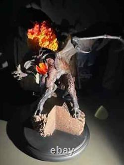 WETA Lord of the Rings Balrog Mini Polystone Statue Moria's Durin's Bane Balrog