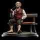 Weta Lord Of The Rings Bilbo Baggins On A Bench W Pipe Mini Polystone Statue New