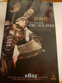 WETA Lord of the Rings Dol Goldor Orc Soldier 16 Sixth Scale Statue NEW SEALED