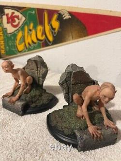 WETA Lord of the Rings Gollum & Smeagol in Ithilien Polystone Mini Statue NEW