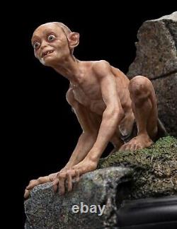 WETA Lord of the Rings Gollum & Smeagol in Ithilien Polystone Mini Statue NEW