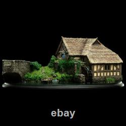 WETA Lord of the Rings Hobbiton Mill & Bridge Polystone Village Statue NEW