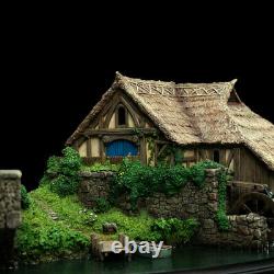 WETA Lord of the Rings Hobbiton Mill & Bridge Polystone Village Statue NEW