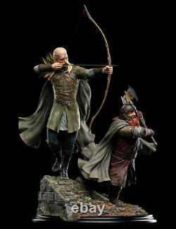 WETA Lord of the Rings Legolas and Gimli at Amon Hen 16 Figure Statue Set NEW