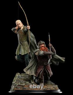 WETA Lord of the Rings Legolas and Gimli at Amon Hen 16 Figure Statue Set NEW