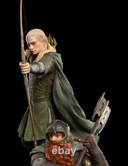 WETA Lord of the Rings Legolas and Gimli at Amon Hen 16 Figure Statue Set NEW